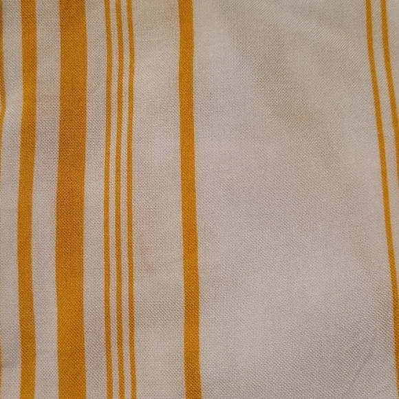 TALLULAH KATE! Vertical Stripe Button Down Long Sleeve Waist Tie Shirt - Picture 8 of 9